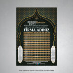 İmsakiye Baskı (Mdl: J0263)