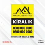 Gayrimenkul Emlak Afiş/Poster Baskı AFS0002