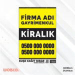 Gayrimenkul Emlak Afiş/Poster Baskı AFS0003