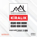 Gayrimenkul Emlak Afiş/Poster Baskı AFS0004