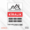 Gayrimenkul Emlak Afiş/Poster Baskı AFS0004