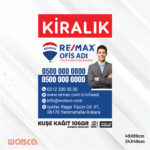 REMAX Gayrimenkul Afiş/Poster Baskı AFS0007