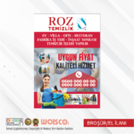 Temizlik Broşür El İlanı (MD:B0713)