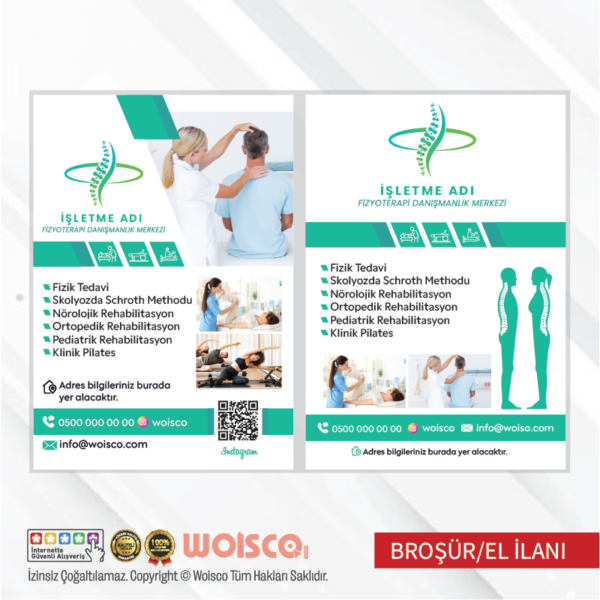 Fizyoterapi Broşür El İlanı (MD:B0730)