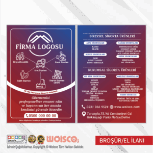 Sigorta Acentesi Broşür El İlanı (MD:B0728)