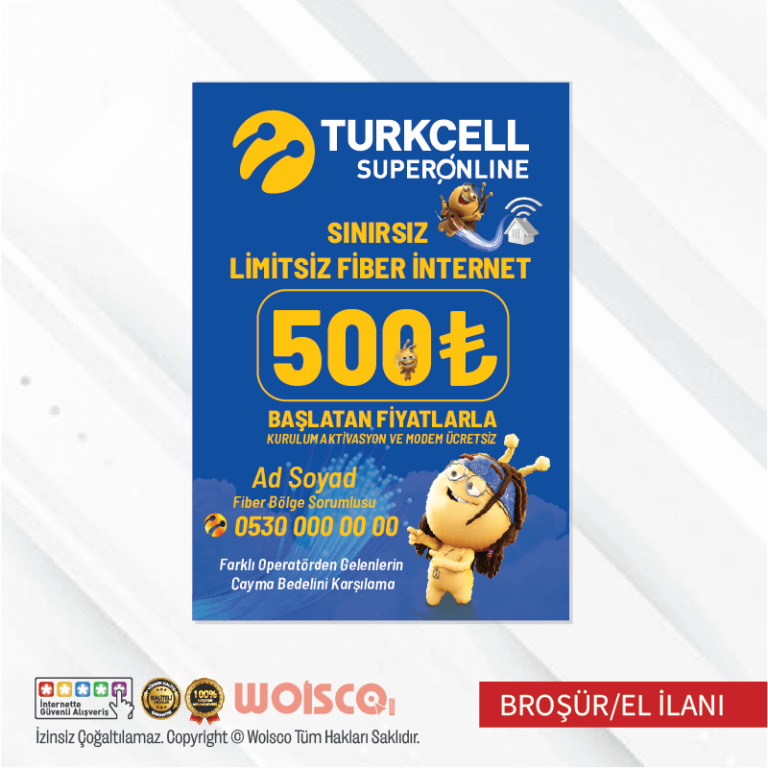 Turkcell Superonline Broşür El İlanı (MD:B0712)