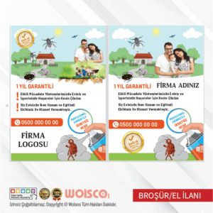 İlaçlama Broşür El İlanı (MD:B0712)