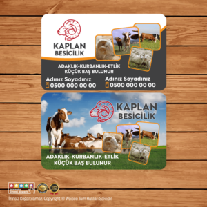 Besicilik, Kurbanlık Kartvizit (Model KL0010)
