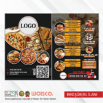 Cafe / Restaurant Broşür El İlanı (MD:B0714)