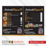 Kahvaltı / Cafe Broşür El İlanı (MD:B0693)