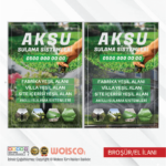 Sulama Sistemleri Broşür El İlanı (MD:B0701)