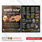Restaurant Kebapçı Broşür El İlanı (MD:B0714)