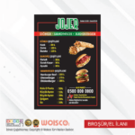 Restaurant Dönerci Broşür El İlanı (MD:B0711)