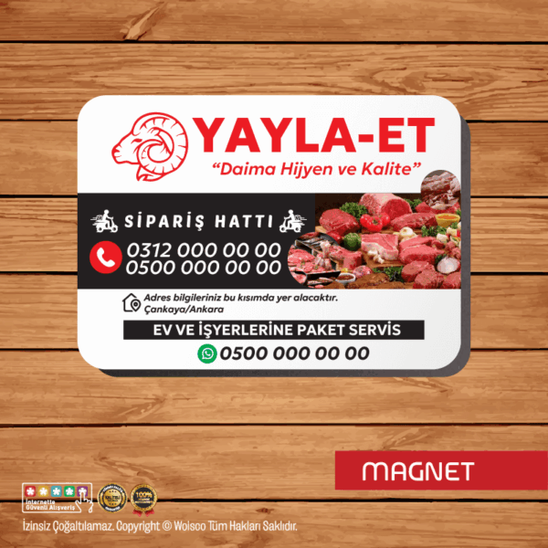 Kasap Magnet Baskı (Md:K1299)