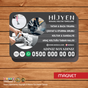 Koltuk Yıkama Magnet Baskı (Md:K1063)