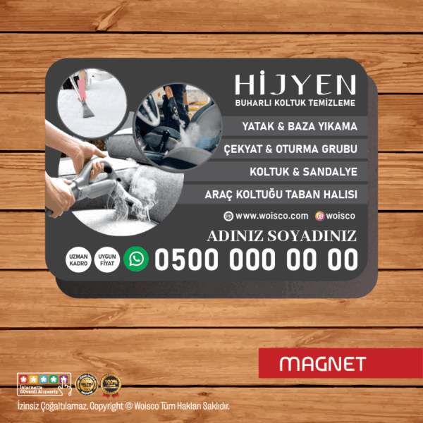 Koltuk Yıkama Magnet Baskı Md:K1063