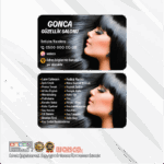 Kuaför Güzellik Salonu Kartvizit Baskı (Md: Y7273)