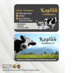 Besicilik, Kurbanlık Kartvizit KL0020