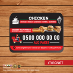 Restaurant Magnet Baskı (MAG:H0295)