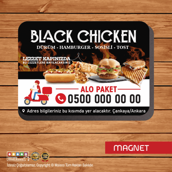Restaurant Magnet Baskı (MAG:H0294)