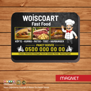 Restaurant Magnet Baskı (MAG:H0293)
