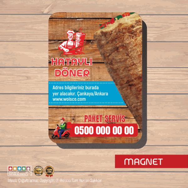 Dönerci Magnet Baskı (MAG:D1290)