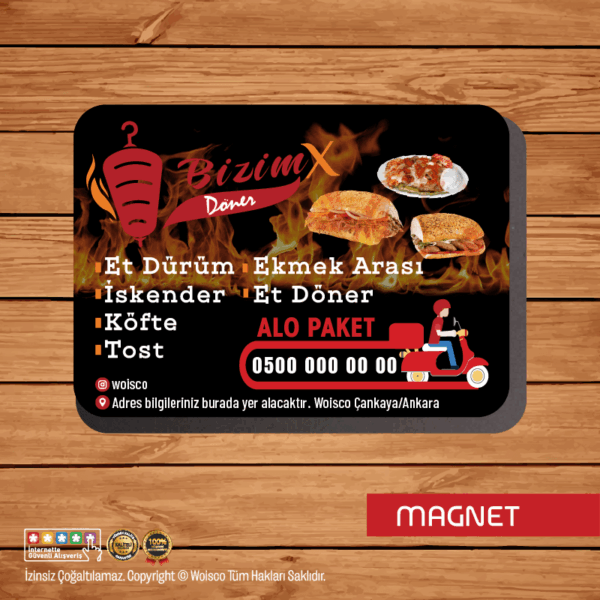 Dönerci Magnet Baskı (MAG:D1292)