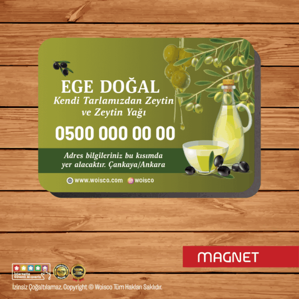 Zeytin Yağ Magnet Baskı (Md:R099T)