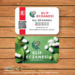 Eczane Kartvizit 1000 Adet Baskı (Model E3682)
