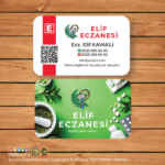 Eczane Kartvizit 1000 Adet Baskı (Model E3683)