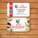 Eczane Kartvizit 1000 Adet Baskı (Model E3685)