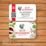 Eczane Kartvizit 1000 Adet Baskı (Model E3686)