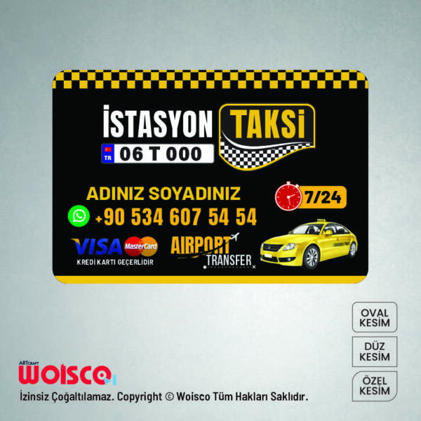 Taksici Magnet Bastırma (TK:11867) 1000 Adet Taksi magnet bastırma