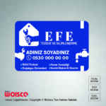 Tesisatçı Magnet Baskı (Md:T06989)