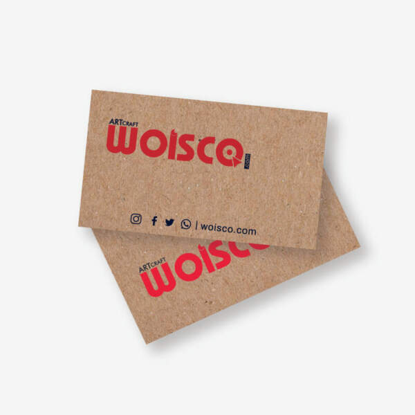 Kraft Kartvizit Baskı (Düz - Oval - Özel Kesim)