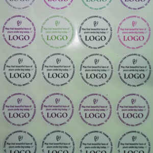 Selefonsuz Etiket / Sticker Baskı