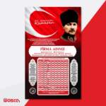 İmsakiye Baskı (Mdl: KH007) (Atatürk)