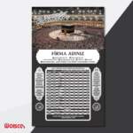 İmsakiye Baskı (Mdl: KH004) (Kabe)