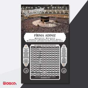 İmsakiye Baskı - Ramazan İmsakiyesi KABE