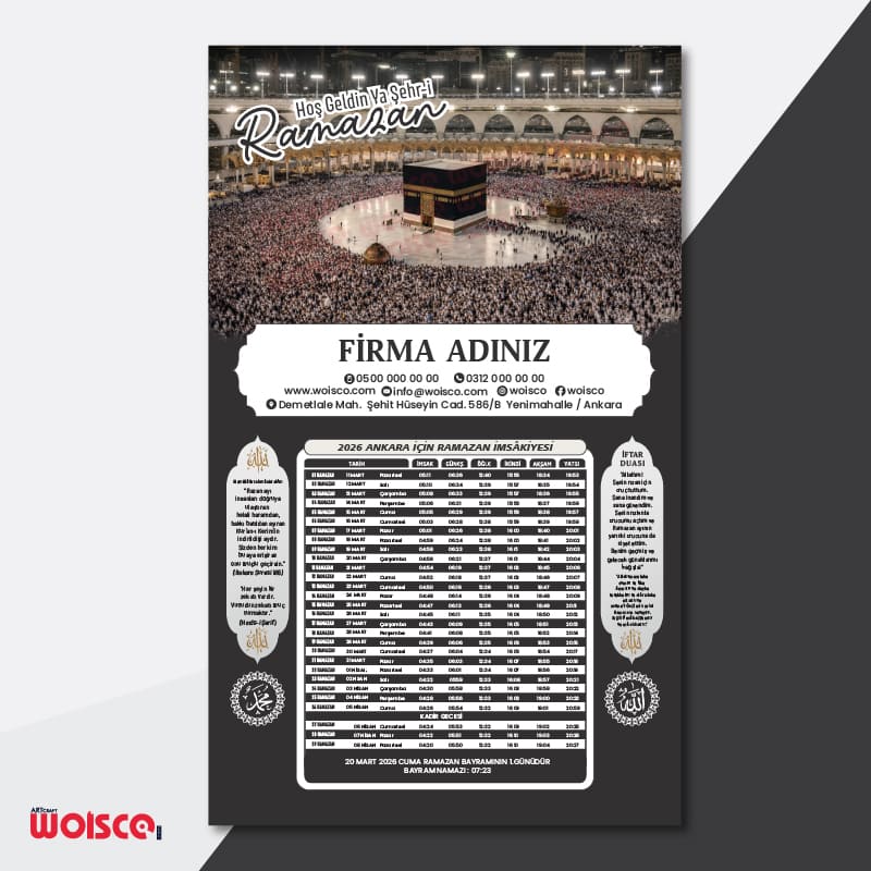 İmsakiye Baskı - Ramazan İmsakiyesi KABE İmsakiye Baskı - Ramazan İmsakiyesi KABE