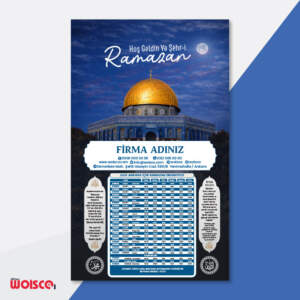İmsakiye Baskı - Ramazan İmsakiyesi