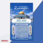 İmsakiye Baskı / Camii Model (Mdl: KH012)