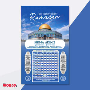 İmsakiye Baskı - Ramazan İmsakiyesi