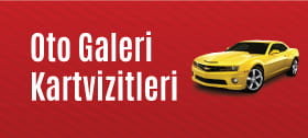 Sektöre Özel Oto Galeri Kartvizit Modelleri