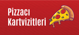 Sektöre Özel Pizzacı Kartvizit Modelleri