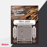 İmsakiye Baskı (Mdl: KH037)