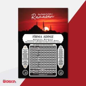 İmsakiye Baskı - Ramazan İmsakiyesi