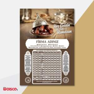 İmsakiye Baskı - Ramazan İmsakiyesi