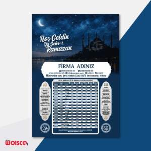 İmsakiye Baskı (Mdl: KH022)