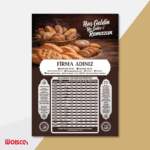 Fırıncı İmsakiye Baskı (Mdl: KH018)